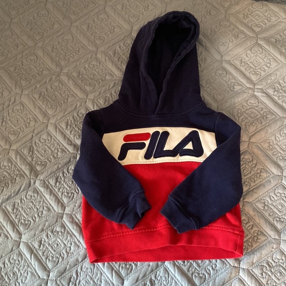 FILA Blue, White and Red Sweatsuit Hoodie Set - Picture 2 of 12